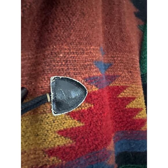 Vintage American Jac Southwestern Aztec Print Duffle Coat - XL - Picture 4 of 11